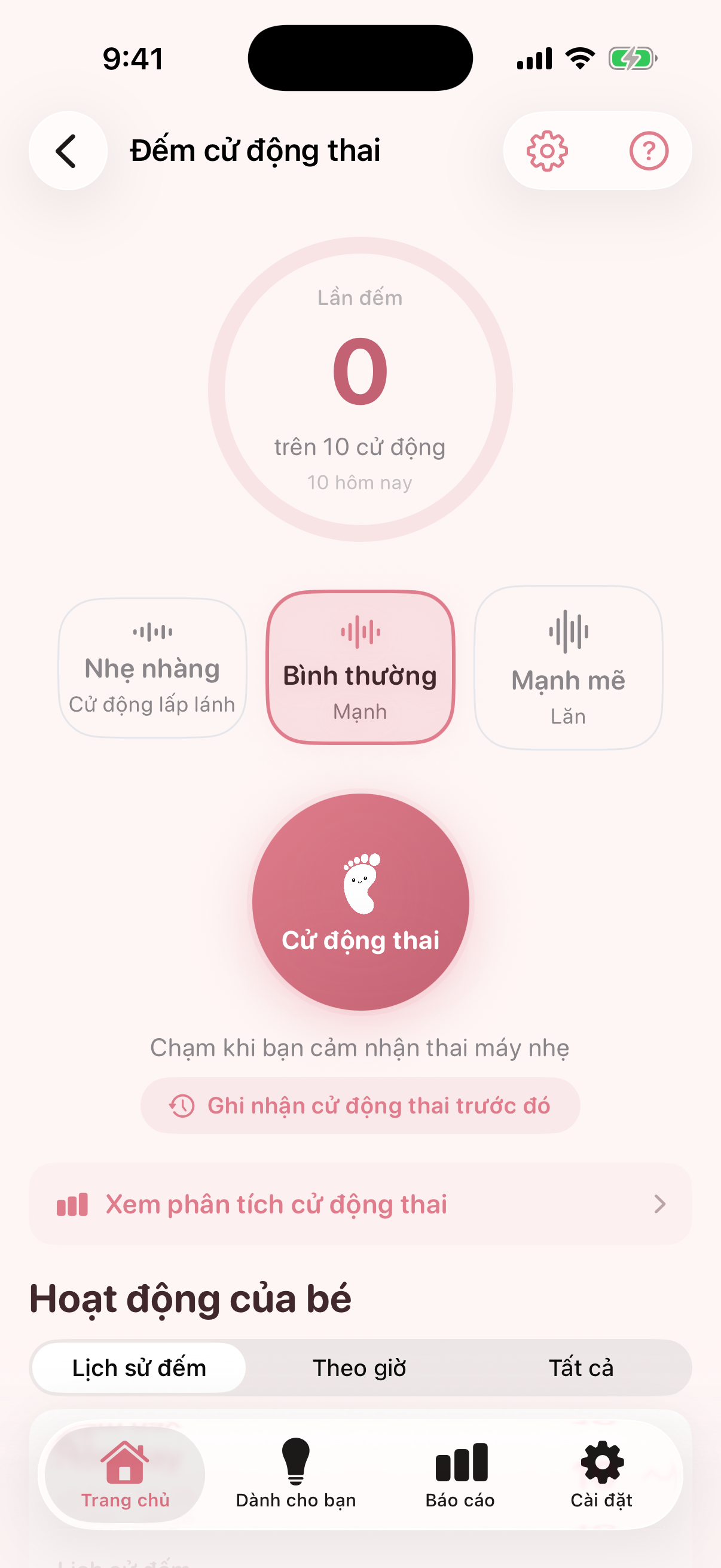Màn hình thực tế của ứng dụng Nestory: Trên cổ tay
